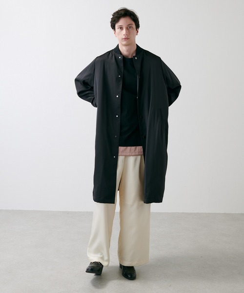 Lui's（ルイス）の「サテンロングブルゾン（ブルゾン・メンズ・ホワイト/ブラック・MEDIUM/SMALL）」の16枚目の写真