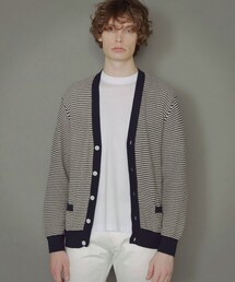 ランダムボーダーカーディガン