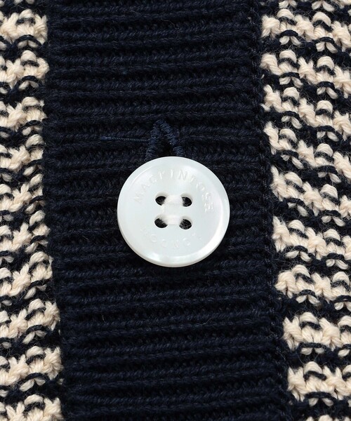 MACKINTOSH LONDON（マッキントッシュ ロンドン）の「ランダムボーダーカーディガン（カーディガン/ボレロ・メンズ・ブルー系その他7・M/L/LL）」の7枚目の写真