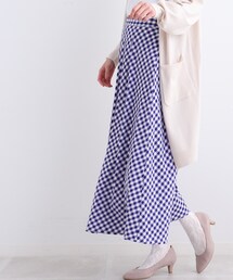 SHOO・LA・RUE | バイアスギンガムチェックスカート(スカート)
