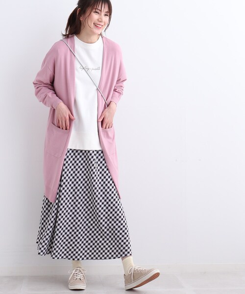 SHOO・LA・RUE(シューラルー)の「◆バイアスギンガムチェックスカート(スカート・レディース・ベージュ系その他2/ブラック系1/ブルー系1・00)」の11枚目の写真