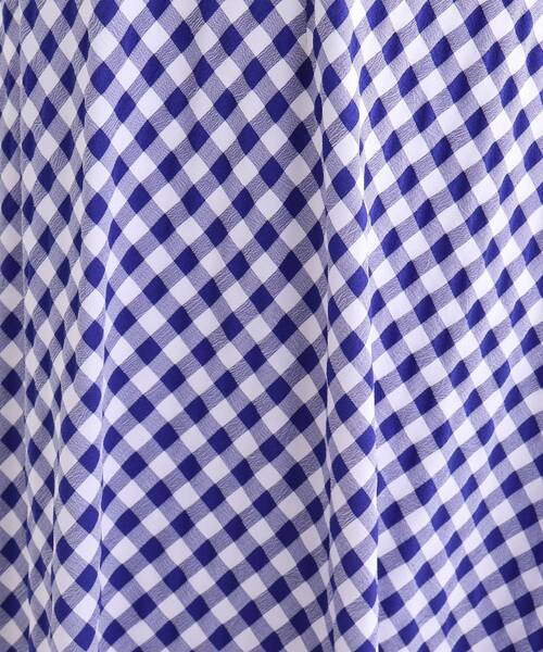 SHOO・LA・RUE(シューラルー)の「◆バイアスギンガムチェックスカート(スカート・レディース・ベージュ系その他2/ブラック系1/ブルー系1・00)」の16枚目の写真