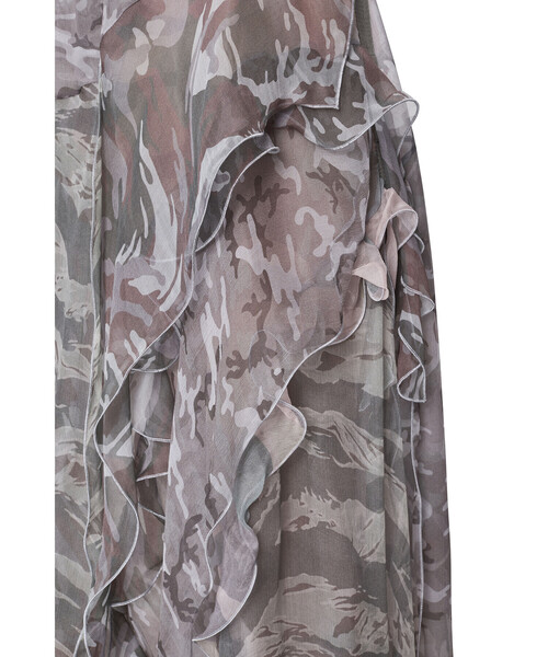 DIESEL（ディーゼル）の「レディース スリップドレス ワンピース シフォン カモフラ（ワンピース・レディース・グレー・MEDIUM/X-SMALL）」の8枚目の写真