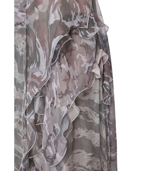 DIESEL（ディーゼル）の「レディース スリップドレス ワンピース シフォン カモフラ（ワンピース・レディース・グレー・MEDIUM/X-SMALL）」の5枚目の写真