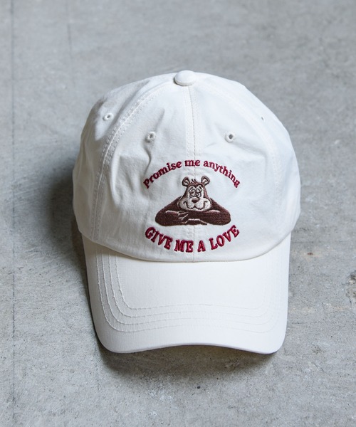 CALIFORNIA OUTFITTERS（カリフォルニア アウトフィッターズ）の「ベアーコットンキャップ（キャップ・レディース・ブラック/ベージュ/ブルー/アイボリー/ミント・ONE SIZE）」の2枚目の写真