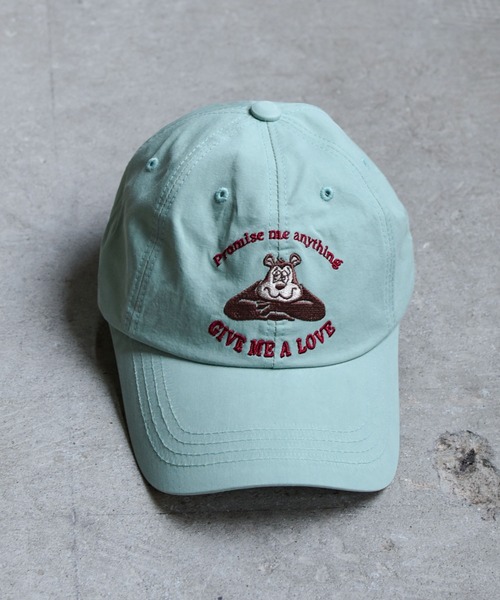 CALIFORNIA OUTFITTERS（カリフォルニア アウトフィッターズ）の「ベアーコットンキャップ（キャップ・レディース・ブラック/ベージュ/ブルー/アイボリー/ミント・ONE SIZE）」の4枚目の写真