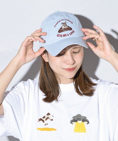 CALIFORNIA OUTFITTERS（カリフォルニア アウトフィッターズ）の「ベアーコットンキャップ（キャップ・レディース・ブラック/ベージュ/ブルー/アイボリー/ミント・ONE SIZE）」の12枚目の写真