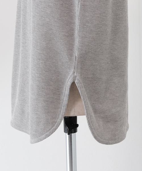 JOURNAL STANDARD relume（ジャーナルスタンダード　レリューム）の「レイヤード ラウンドサーマルタンクトップ（タンクトップ・メンズ・ホワイト/グレー/サックスブルー/ピンク/ナチュラル・SMALL/MEDIUM/LARGE）」の8枚目の写真