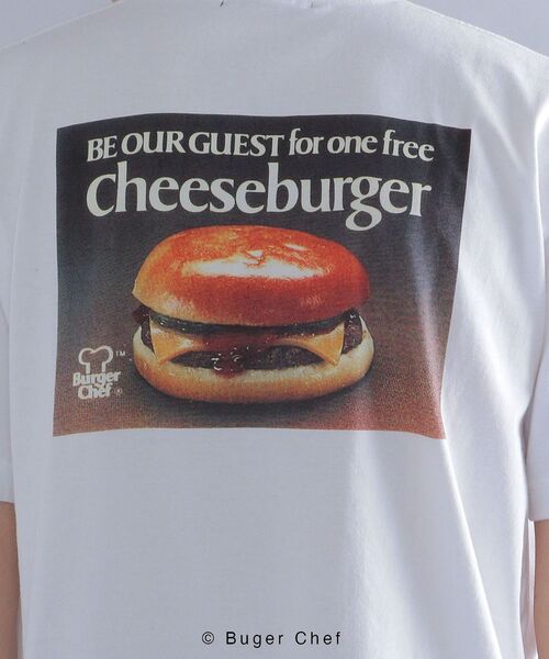 SHIPS(シップス)の「*SHIPS: Burger Chef プリント Tシャツ(Tシャツ/カットソー・メンズ・ホワイト/ブラック/ネイビー/ホワイト系・MEDIUM/LARGE/X-LARGE)」の3枚目の写真