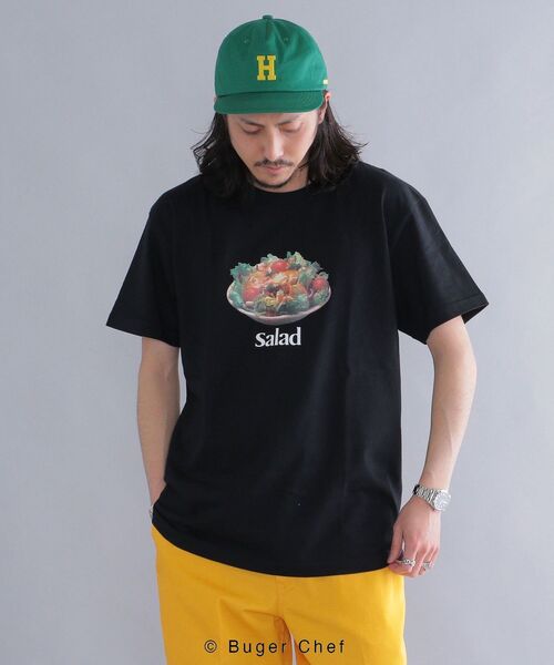 SHIPS(シップス)の「*SHIPS: Burger Chef プリント Tシャツ(Tシャツ/カットソー・メンズ・ホワイト/ブラック/ネイビー/ホワイト系・MEDIUM/LARGE/X-LARGE)」の1枚目の写真