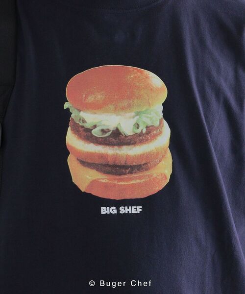 SHIPS(シップス)の「*SHIPS: Burger Chef プリント Tシャツ(Tシャツ/カットソー・メンズ・ホワイト/ブラック/ネイビー/ホワイト系・MEDIUM/LARGE/X-LARGE)」の22枚目の写真