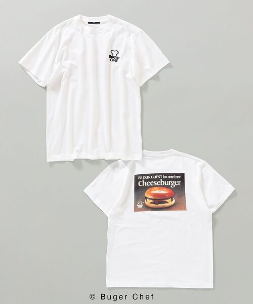SHIPS(シップス)の「*SHIPS: Burger Chef プリント Tシャツ(Tシャツ/カットソー・メンズ・ホワイト/ブラック/ネイビー/ホワイト系・MEDIUM/LARGE/X-LARGE)」の21枚目の写真