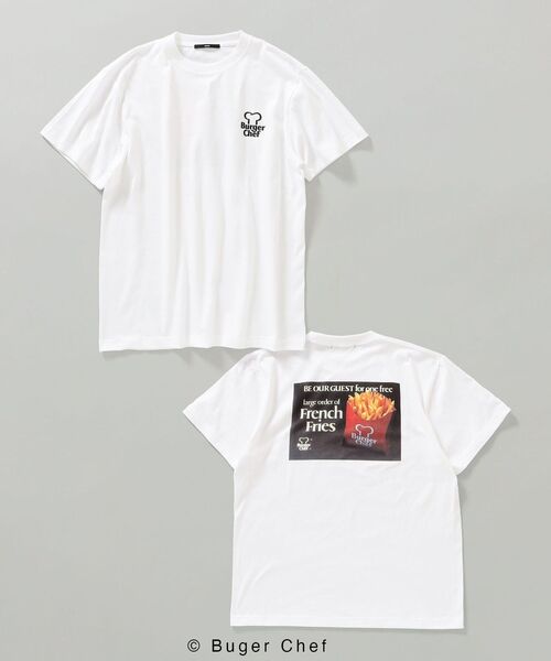SHIPS(シップス)の「*SHIPS: Burger Chef プリント Tシャツ(Tシャツ/カットソー・メンズ・ホワイト/ブラック/ネイビー/ホワイト系・MEDIUM/LARGE/X-LARGE)」の13枚目の写真