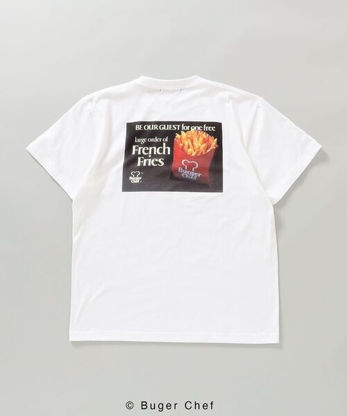 SHIPS(シップス)の「*SHIPS: Burger Chef プリント Tシャツ(Tシャツ/カットソー・メンズ・ホワイト/ブラック/ネイビー/ホワイト系・MEDIUM/LARGE/X-LARGE)」の11枚目の写真
