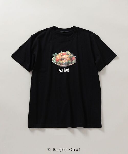 SHIPS(シップス)の「*SHIPS: Burger Chef プリント Tシャツ(Tシャツ/カットソー・メンズ・ホワイト/ブラック/ネイビー/ホワイト系・MEDIUM/LARGE/X-LARGE)」の10枚目の写真
