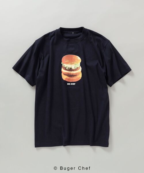 SHIPS(シップス)の「*SHIPS: Burger Chef プリント Tシャツ(Tシャツ/カットソー・メンズ・ホワイト/ブラック/ネイビー/ホワイト系・MEDIUM/LARGE/X-LARGE)」の7枚目の写真