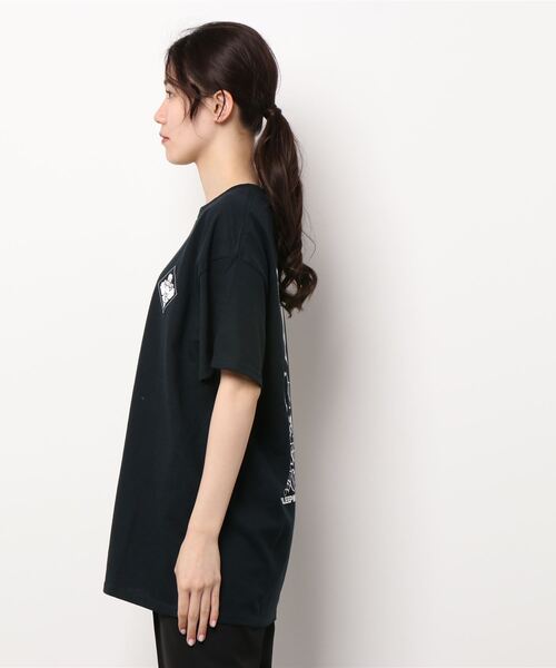 B.I.D.(ビーアイディー)の「《青空カンパニー》PRINT S/S TEE【W】【it】(Tシャツ/カットソー・レディース・ブラック/ホワイト・LARGE)」の10枚目の写真