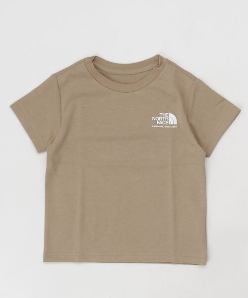 THE NORTH FACE(ザノースフェイス)の「THE NORTH FACE/ザ・ノース・フェイス キッズ Tシャツ NTJ32258(Tシャツ/カットソー・キッズ・ブラック/ベージュ/ホワイト・130cm/140cm/100cm/110cm/150cm/120cm)」の1枚目の写真
