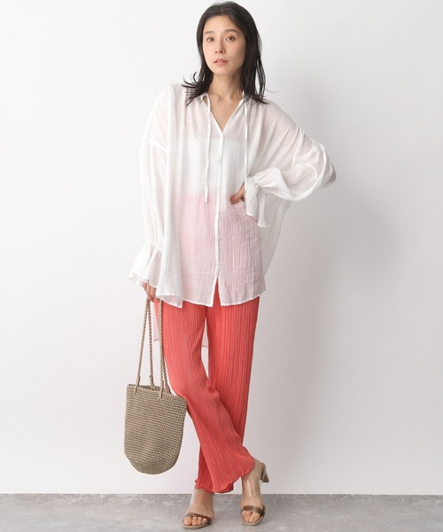 LEPSIM（レプシィム）の「プリーツイージパンツ　281088（その他パンツ・レディース・レッド/ライトグリーン/グレイッシュベージュ・MEDIUM/LARGE）」の22枚目の写真