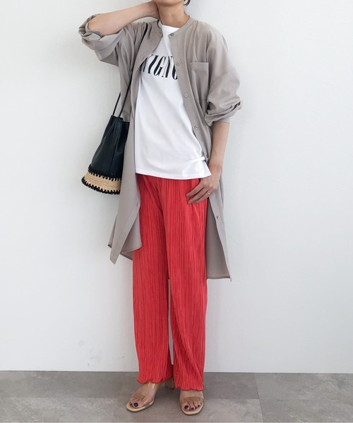 LEPSIM（レプシィム）の「プリーツイージパンツ　281088（その他パンツ・レディース・レッド/ライトグリーン/グレイッシュベージュ・MEDIUM/LARGE）」の15枚目の写真