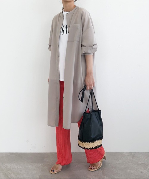 LEPSIM（レプシィム）の「プリーツイージパンツ　281088（その他パンツ・レディース・レッド/ライトグリーン/グレイッシュベージュ・MEDIUM/LARGE）」の18枚目の写真