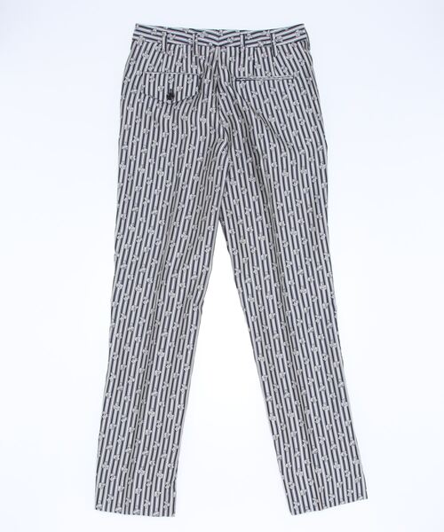 GOLDEN GOOSE（ゴールデングース）の「GOLDEN GOOSE trousers with jacquard stripes and flowers（スラックス・レディース・ストライプ・SMALL/X-SMALL/XX-SMALL）」の2枚目の写真