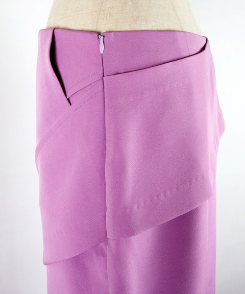 AULA AILA（アウラアイラ）の「シアーヘムスカート（スカート・レディース・ブラック/ネイビー/ピンク・1/0）」の22枚目の写真