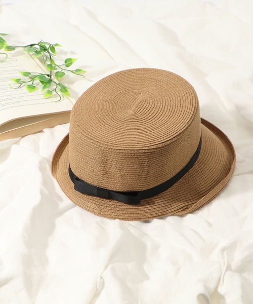 ikka（イッカ）の「ブリムアップハット（ハット・レディース・オフホワイト/グレー/キャメル・FREE）」の3枚目の写真