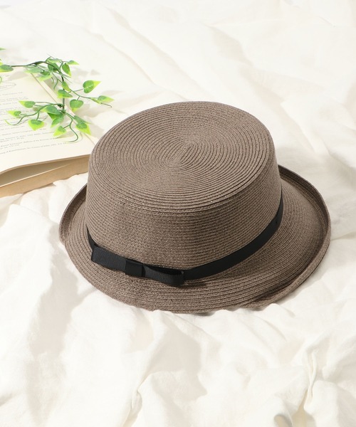 ikka（イッカ）の「ブリムアップハット（ハット・レディース・オフホワイト/グレー/キャメル・FREE）」の2枚目の写真