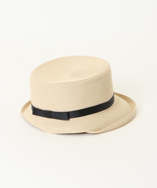 ikka（イッカ）の「ブリムアップハット（ハット・レディース・オフホワイト/グレー/キャメル・FREE）」の16枚目の写真