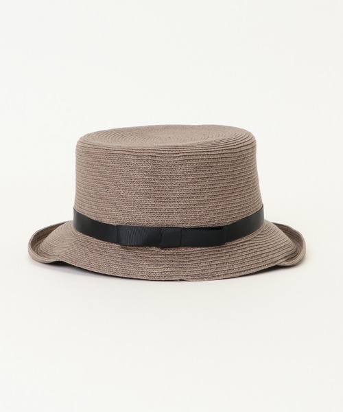 ikka（イッカ）の「ブリムアップハット（ハット・レディース・オフホワイト/グレー/キャメル・FREE）」の8枚目の写真