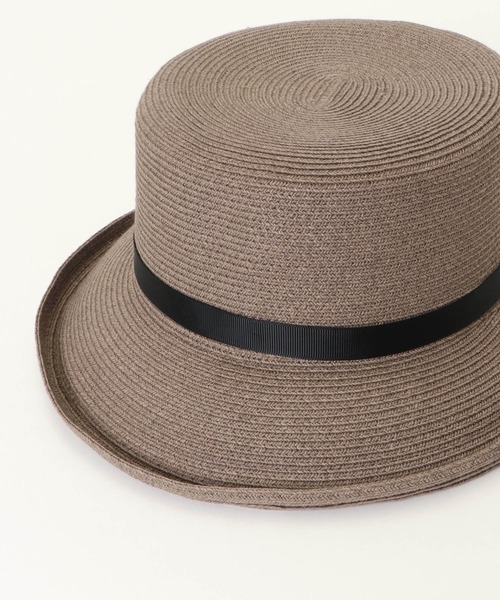 ikka（イッカ）の「ブリムアップハット（ハット・レディース・オフホワイト/グレー/キャメル・FREE）」の9枚目の写真