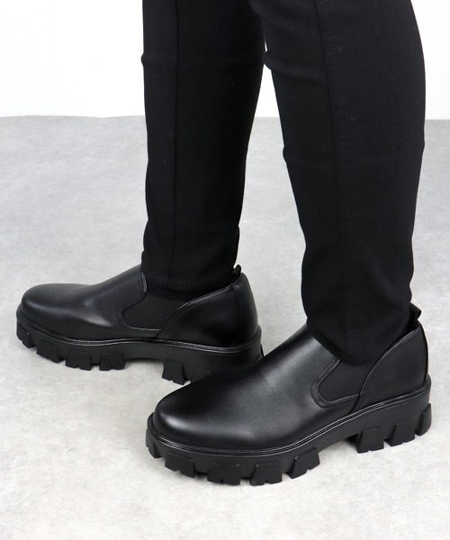 LOVEHUNTER（ラブハンター）の「LOVEHUNTER / チロリアン　ビットローファー　Uチップ　ダブルモンク　ショートサイドゴア　ショートマウンテン　　ボリュームソール シューズ (1722) (1723)(1727)(1728)(1729)(1730)（ドレスシューズ・メンズ・ブラック系1/ブラック系2/ブラック系5/ブラック系6/ブラック系3/ブラック系4・44/40/41/42/43）」の16枚目の写真
