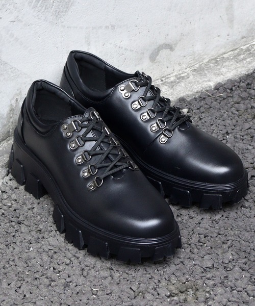LOVEHUNTER（ラブハンター）の「LOVEHUNTER / チロリアン　ビットローファー　Uチップ　ダブルモンク　ショートサイドゴア　ショートマウンテン　　ボリュームソール シューズ (1722) (1723)(1727)(1728)(1729)(1730)（ドレスシューズ・メンズ・ブラック系1/ブラック系2/ブラック系5/ブラック系6/ブラック系3/ブラック系4・44/40/41/42/43）」の14枚目の写真