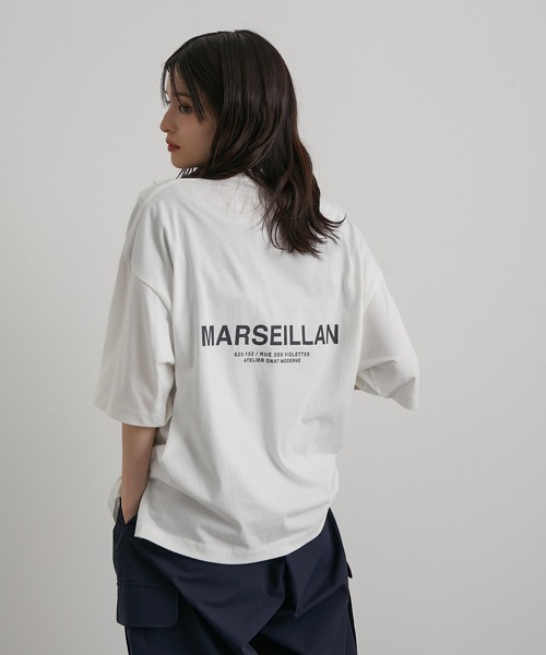 JUNRED（ジュンレッド）の「マルチロゴプリントルーズTEE（Tシャツ/カットソー・メンズ・ホワイト/チャコールグレー/グリーン・S/M/L）」の11枚目の写真