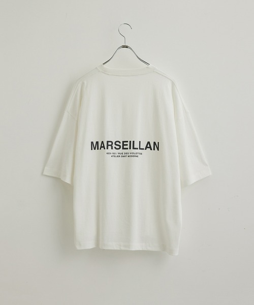 JUNRED（ジュンレッド）の「マルチロゴプリントルーズTEE（Tシャツ/カットソー・メンズ・ホワイト/チャコールグレー/グリーン・S/M/L）」の6枚目の写真