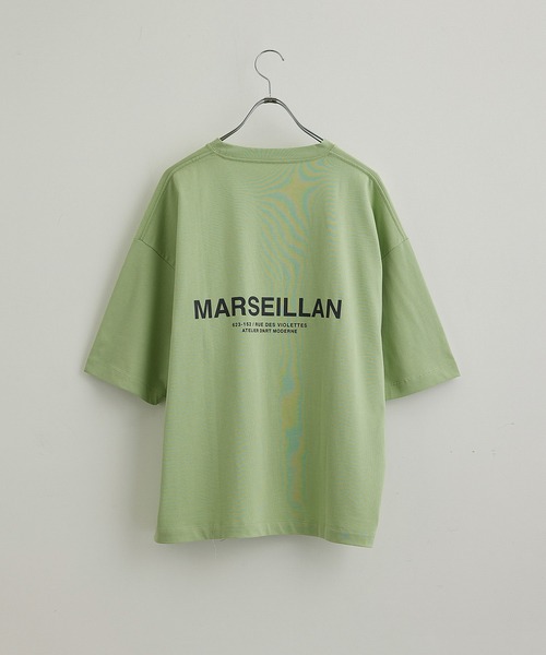 JUNRED（ジュンレッド）の「マルチロゴプリントルーズTEE（Tシャツ/カットソー・メンズ・ホワイト/チャコールグレー/グリーン・S/M/L）」の21枚目の写真