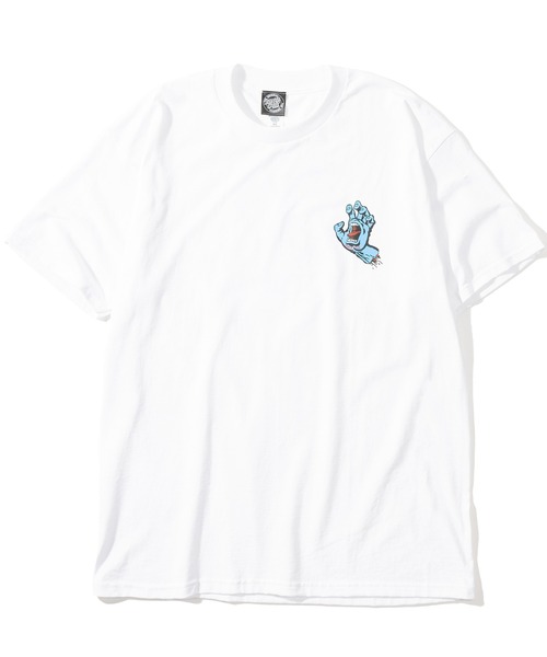 美品 サンタクルーズ　Santa Cruz スクリーミングハンド　白 L SANTA CRUZ サンタクルーズ ロンT SCREAMING HAND L/S TEE T