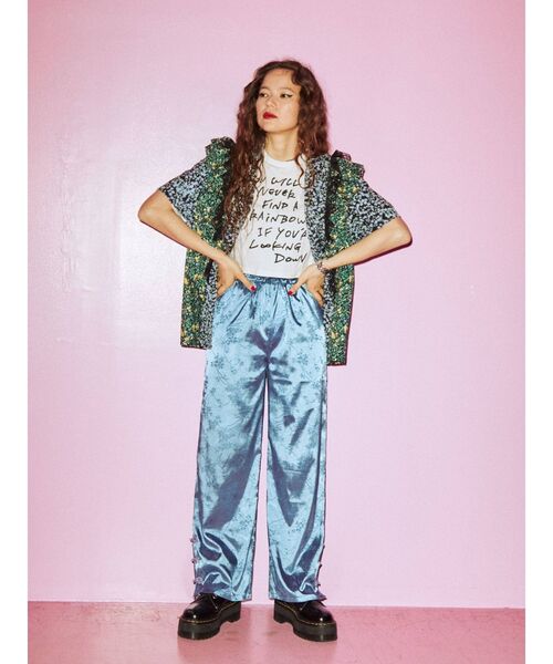 jouetie（ジュエティ）の「チャイナストレートパンツ（その他パンツ・レディース・ブラック/アイボリー/ピンク・MEDIUM）」の20枚目の写真