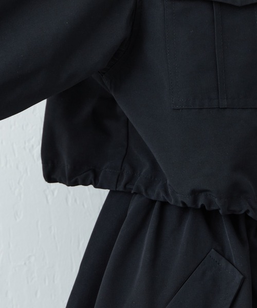 natural couture（ナチュラルクチュール）の「2022AWアイテム/マルチWAYモッズワンピース（モッズコート・レディース・ブラック/オフホワイト/カーキ/ピンク/ベージュ・FREE）」の21枚目の写真