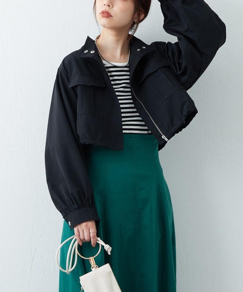 natural couture（ナチュラルクチュール）の「2022AWアイテム/マルチWAYモッズワンピース（モッズコート・レディース・ブラック/オフホワイト/カーキ/ピンク/ベージュ・FREE）」の11枚目の写真