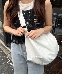 Outfitter lab（アウトフィッターラボ）の「アジャスターベルト ユニセックス ビッグキャンバスショルダーバッグ / A4収納可能（ショルダーバッグ）」