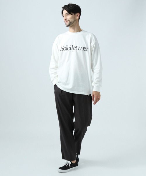 BAYFLOW(ベイフロー)の「スノーウォッシュプリントL/S TEE(Tシャツ/カットソー・メンズ・ホワイト/チャコールグレー/グリーン・MEDIUM/LARGE)」の13枚目の写真