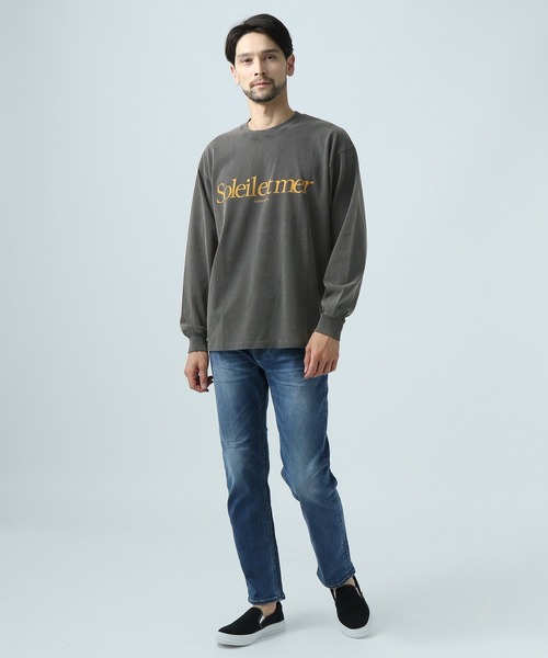 BAYFLOW(ベイフロー)の「スノーウォッシュプリントL/S TEE(Tシャツ/カットソー・メンズ・ホワイト/チャコールグレー/グリーン・MEDIUM/LARGE)」の18枚目の写真