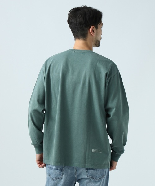 BAYFLOW(ベイフロー)の「スノーウォッシュプリントL/S TEE(Tシャツ/カットソー・メンズ・ホワイト/チャコールグレー/グリーン・MEDIUM/LARGE)」の21枚目の写真