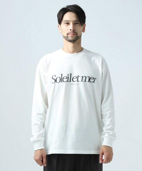 BAYFLOW(ベイフロー)の「スノーウォッシュプリントL/S TEE(Tシャツ/カットソー・メンズ・ホワイト/チャコールグレー/グリーン・MEDIUM/LARGE)」の7枚目の写真