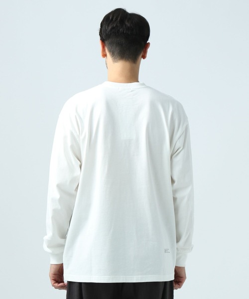 BAYFLOW(ベイフロー)の「スノーウォッシュプリントL/S TEE(Tシャツ/カットソー・メンズ・ホワイト/チャコールグレー/グリーン・MEDIUM/LARGE)」の14枚目の写真