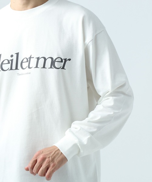BAYFLOW(ベイフロー)の「スノーウォッシュプリントL/S TEE(Tシャツ/カットソー・メンズ・ホワイト/チャコールグレー/グリーン・MEDIUM/LARGE)」の5枚目の写真