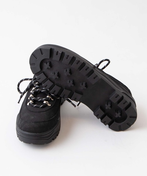 WEGO(ウィゴー)の「WEGO/トレッキングスニーカー(スニーカー・レディース・ブラック/オフホワイト・MEDIUM/LARGE)」の11枚目の写真