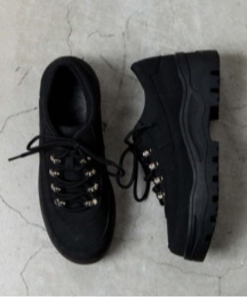 WEGO(ウィゴー)の「WEGO/トレッキングスニーカー(スニーカー・レディース・ブラック/オフホワイト・MEDIUM/LARGE)」の5枚目の写真